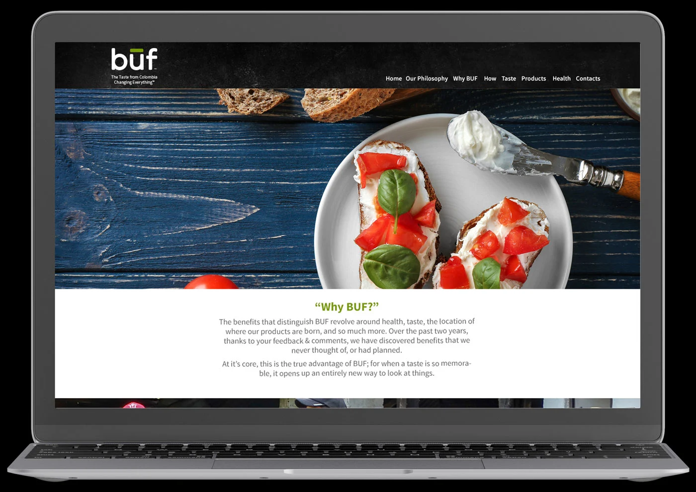 The Charles Jordan Group - Buf Creamery website design