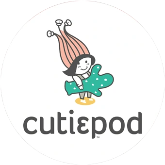 Cutiepod logo design