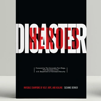 Disaster Hero book cover design