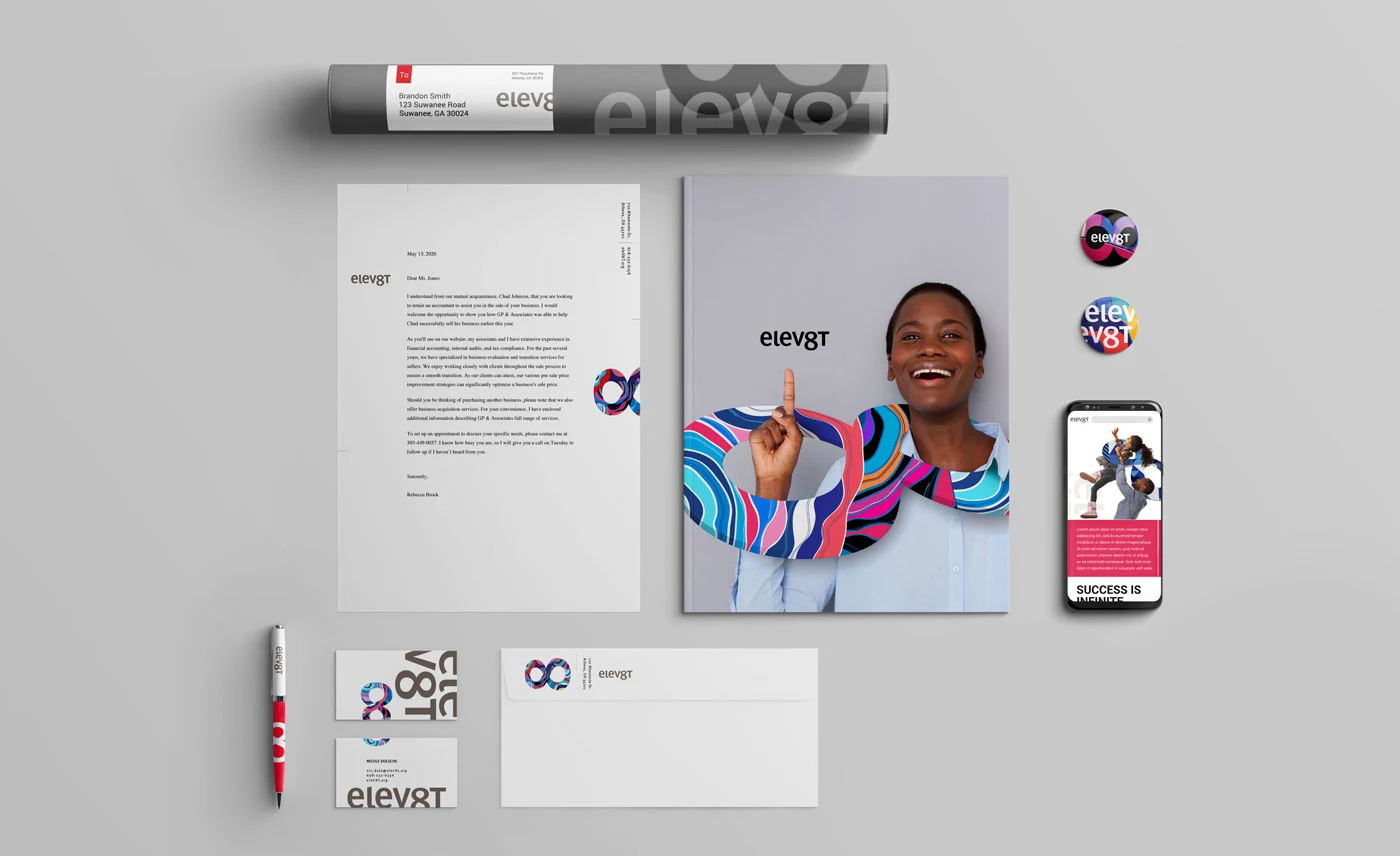 Elev8t stationery