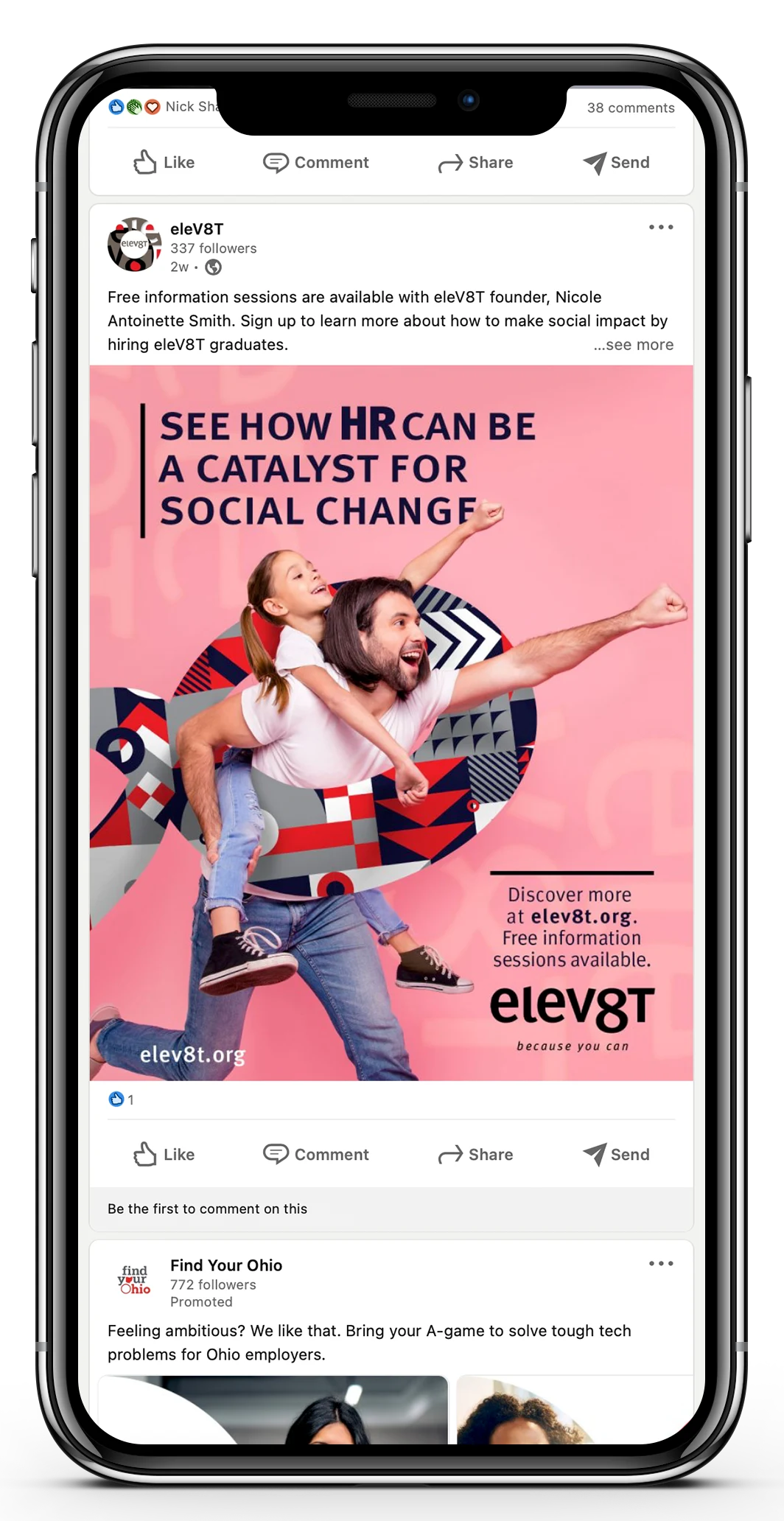 Elev8t social media