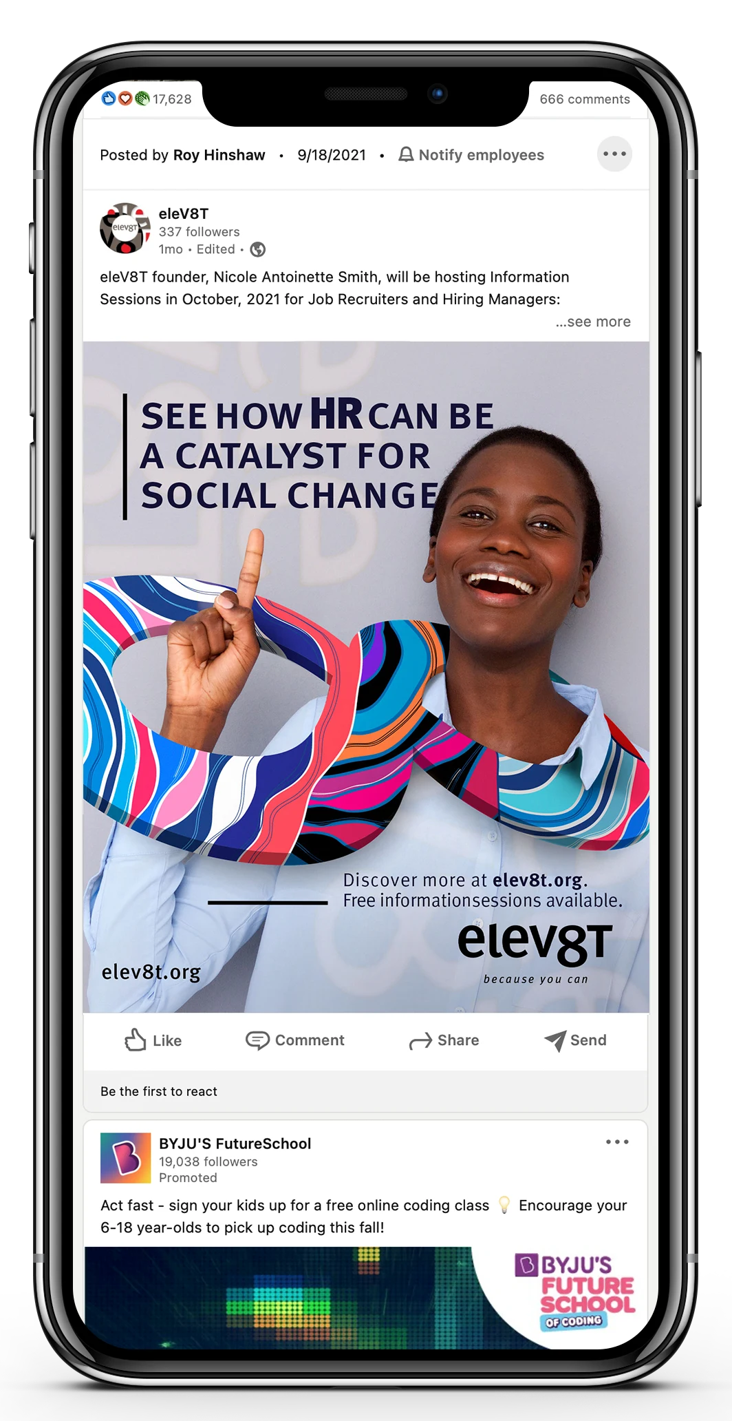 Elev8t social media campaign