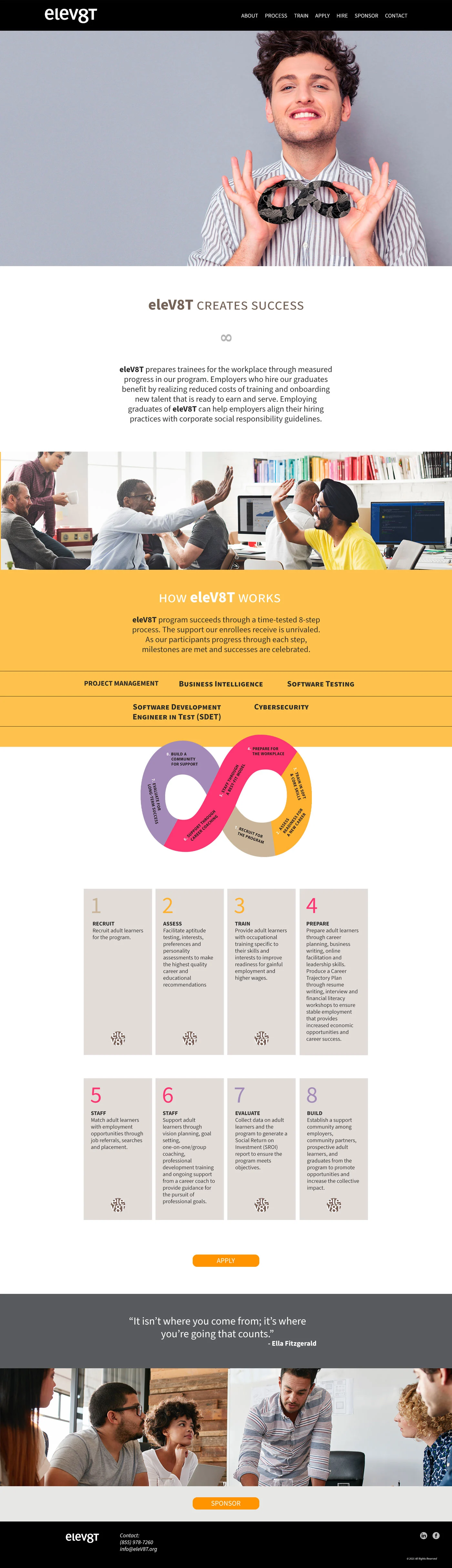Elev8t training process