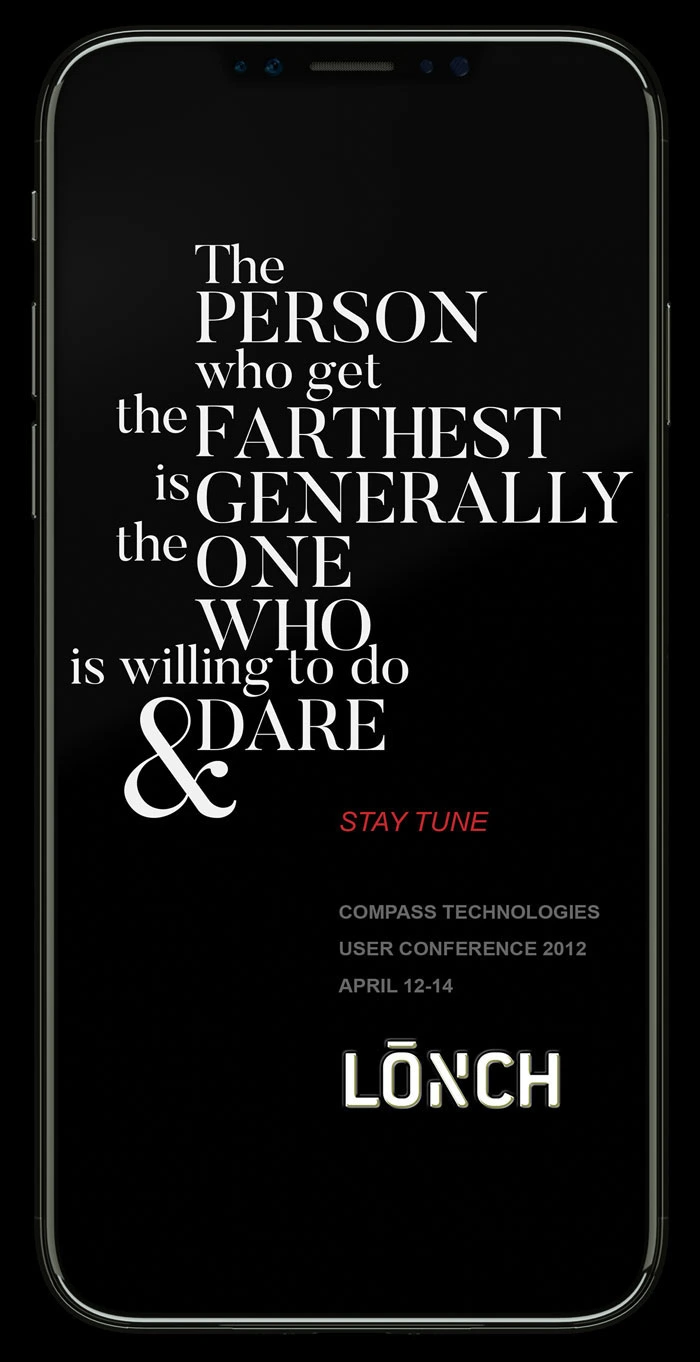 Lonch email teaser campaign: Dare