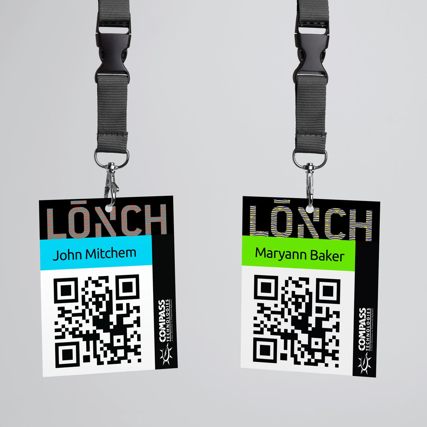 Lonch User Conference attendee ID lanyard