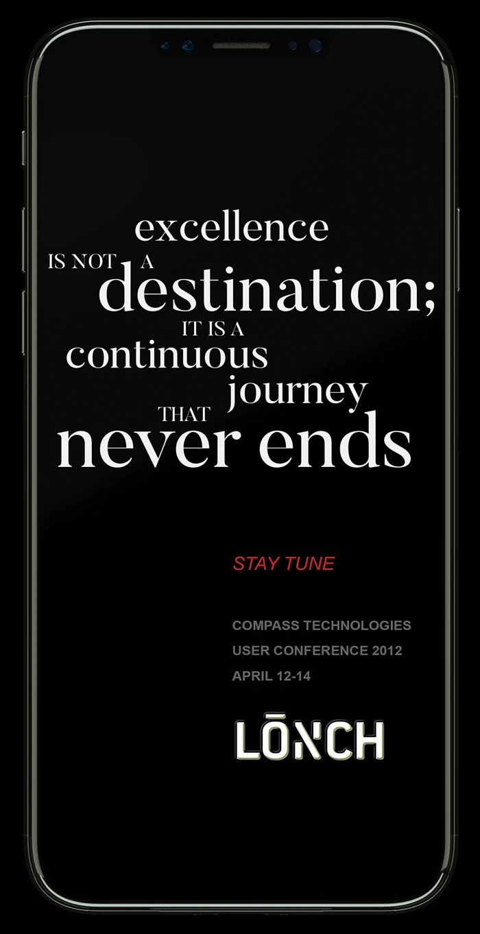 Lonch email teaser campaign: Journey