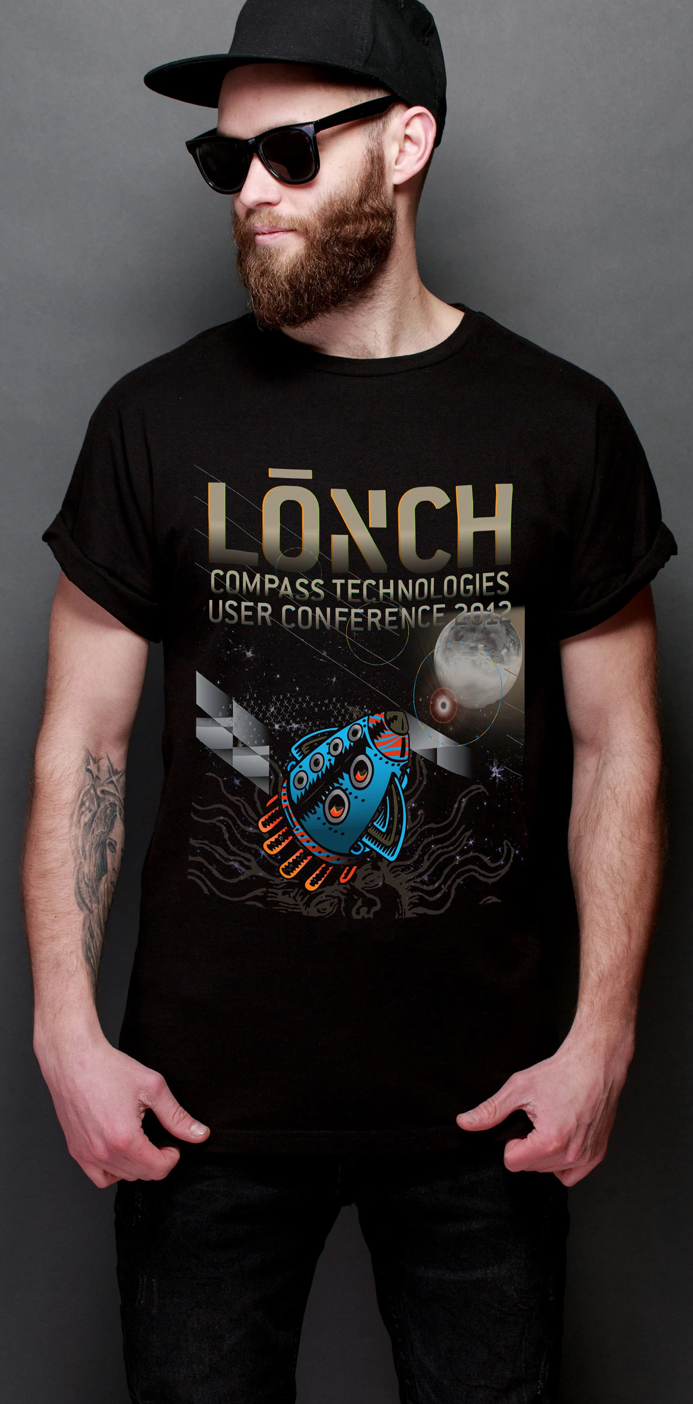 Lonch User Conference event T-shirt design