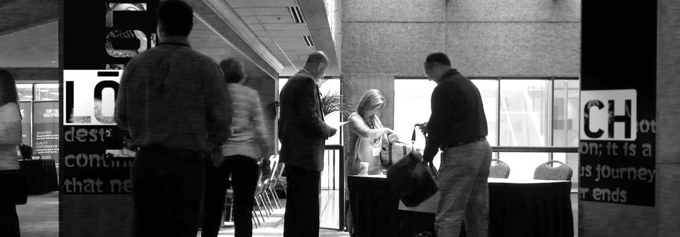 Lonch User Conference reception area