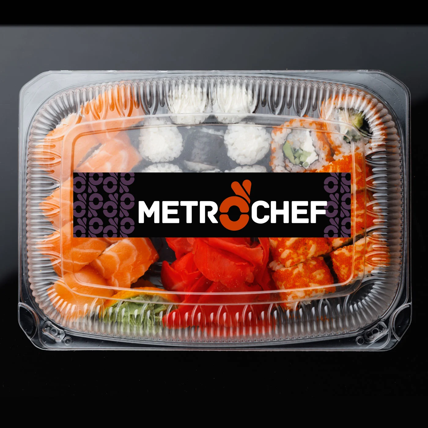 Metro Chef sushi package design