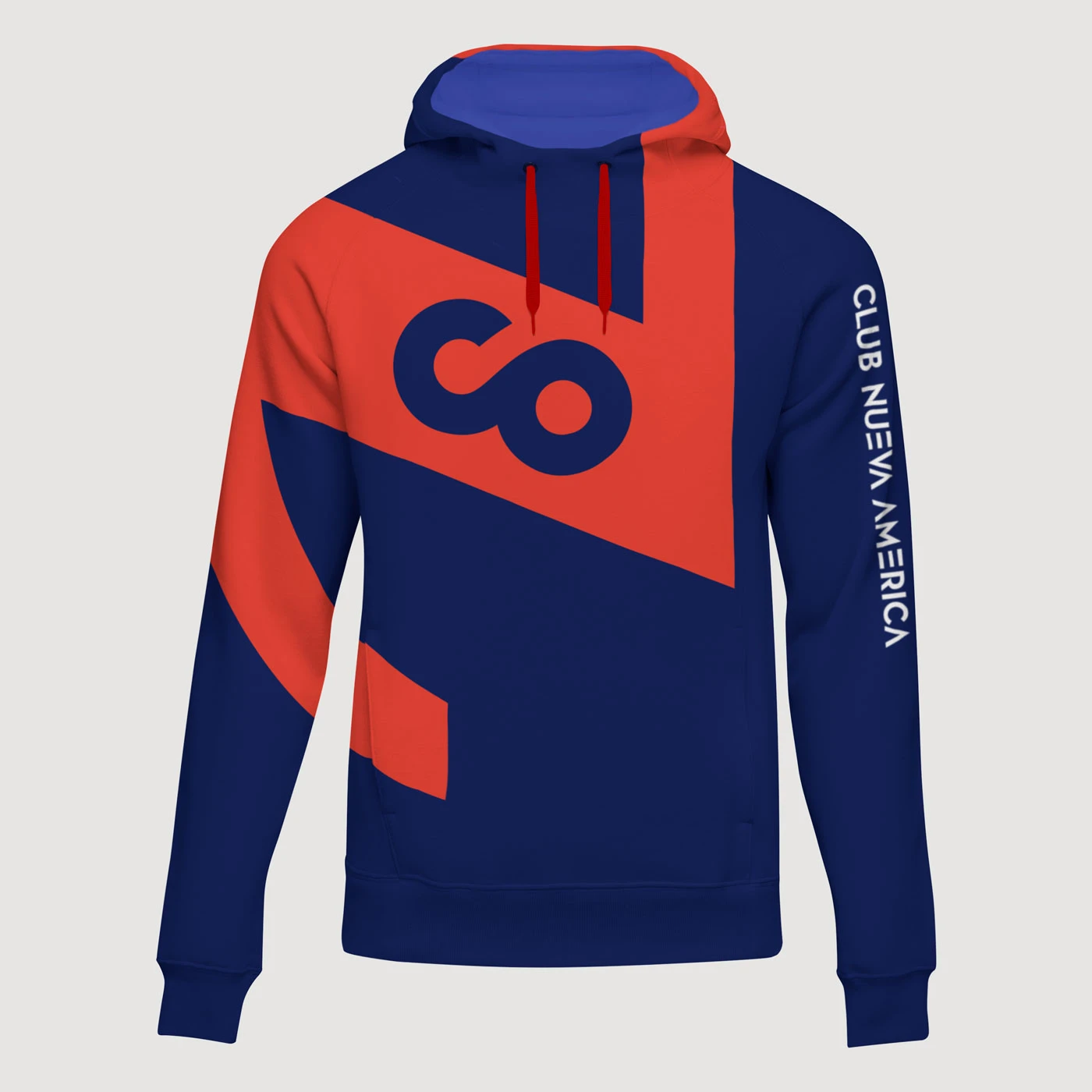 Nueva America Club sweatshirt merchandise design