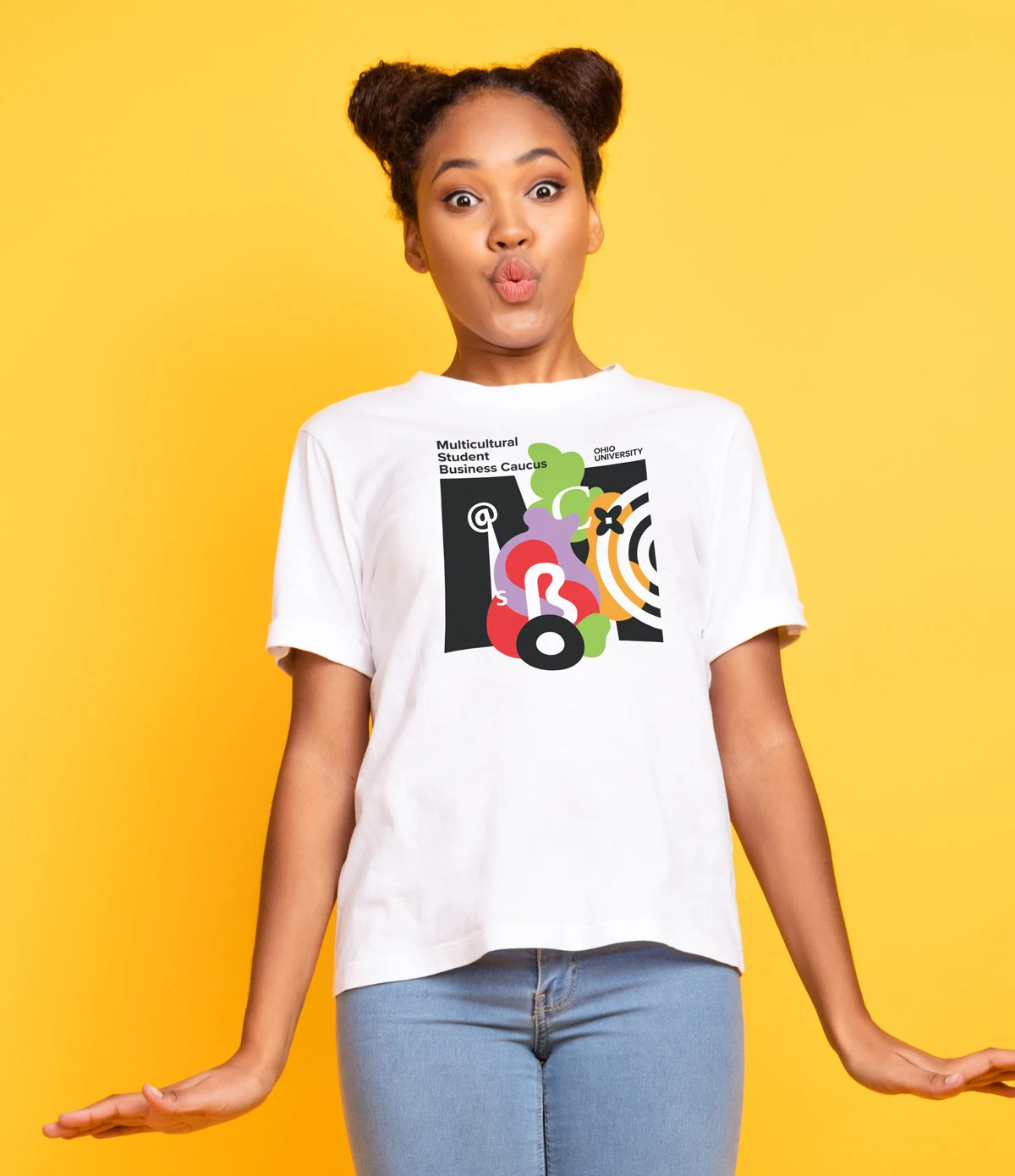 Ohio University MSBC t-shirt merchandise design