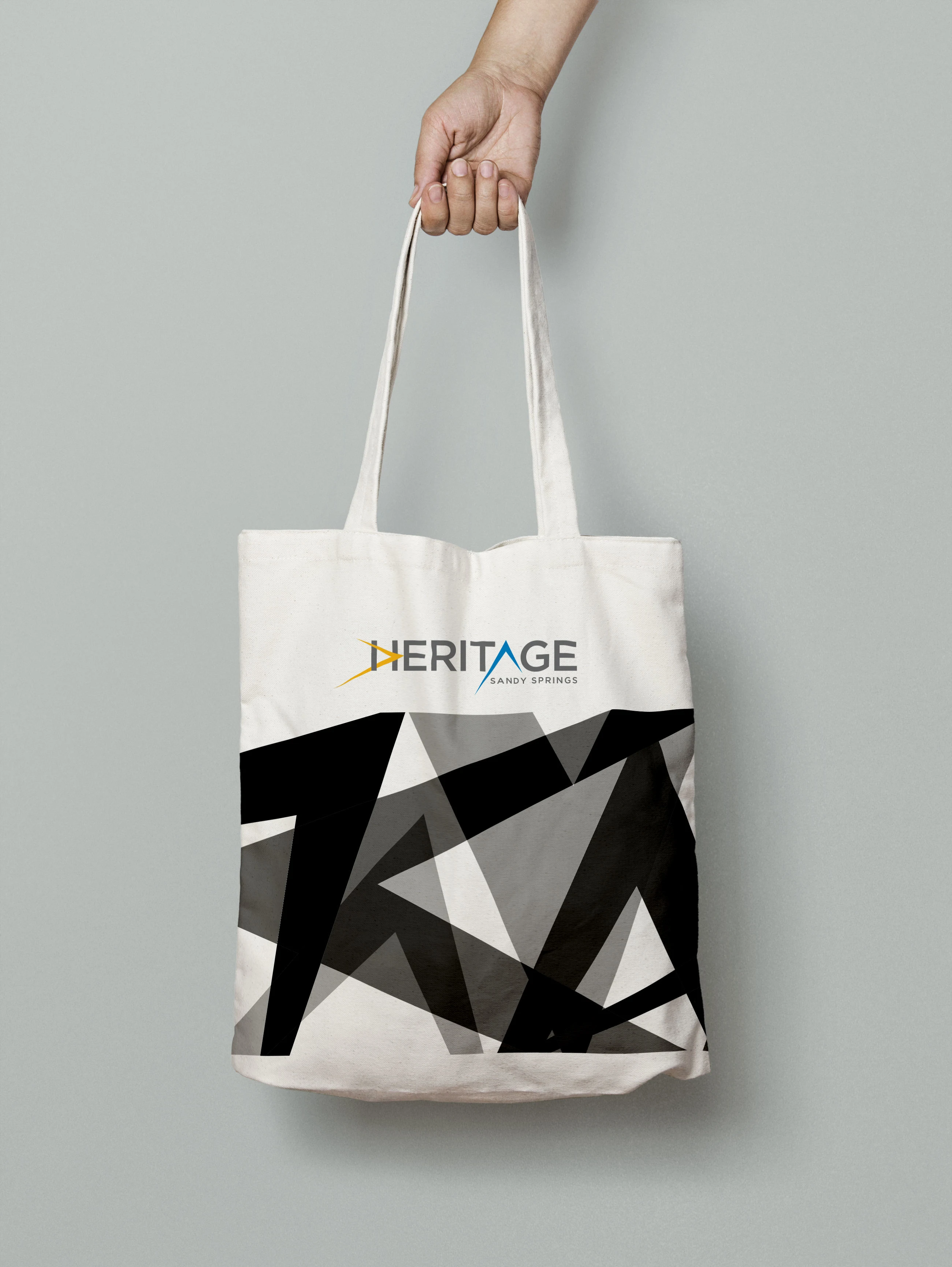 Heritage at Sandy Springs tote bag merchandise design