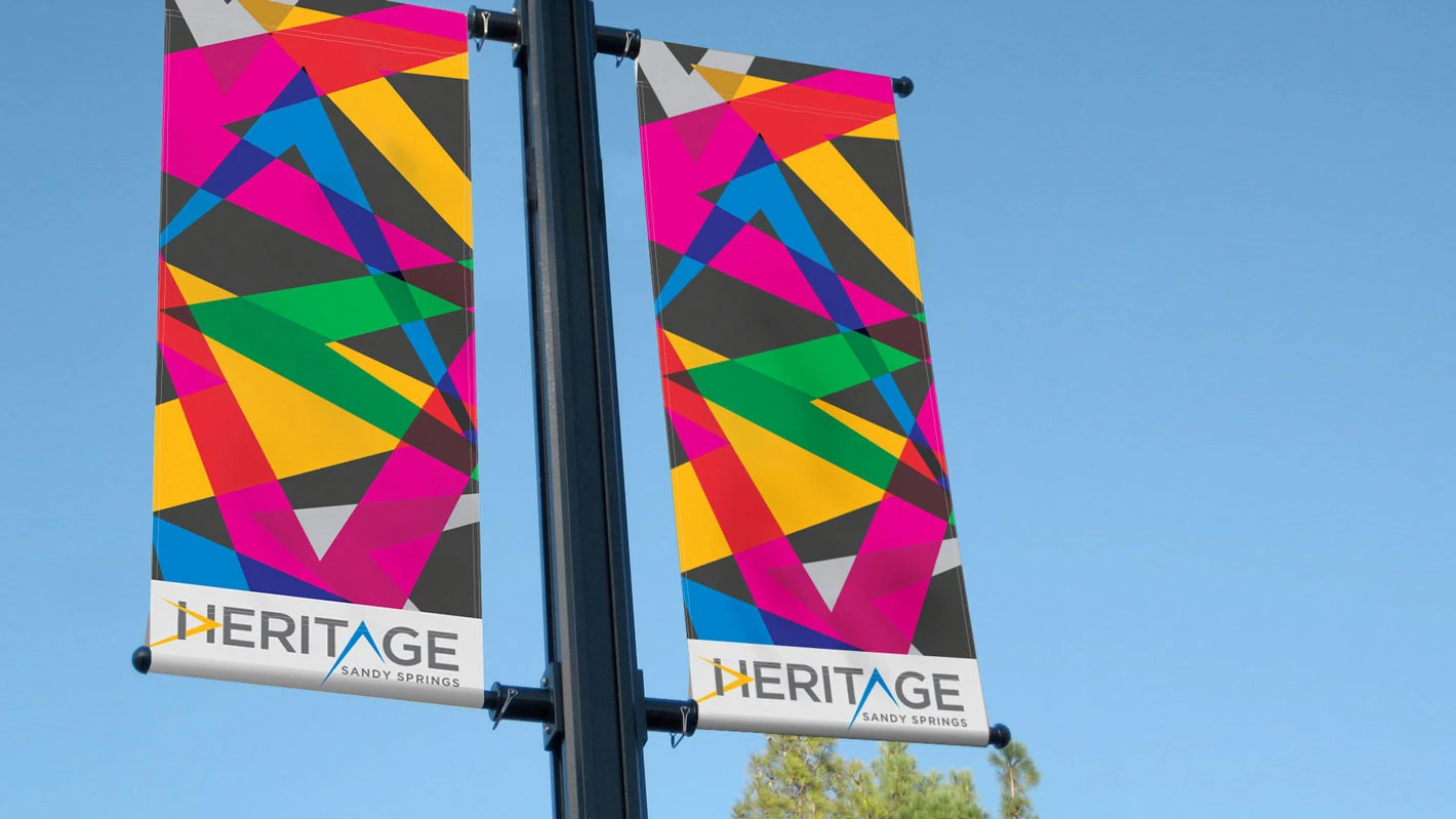 Heritage at Sandy Springs event banner design