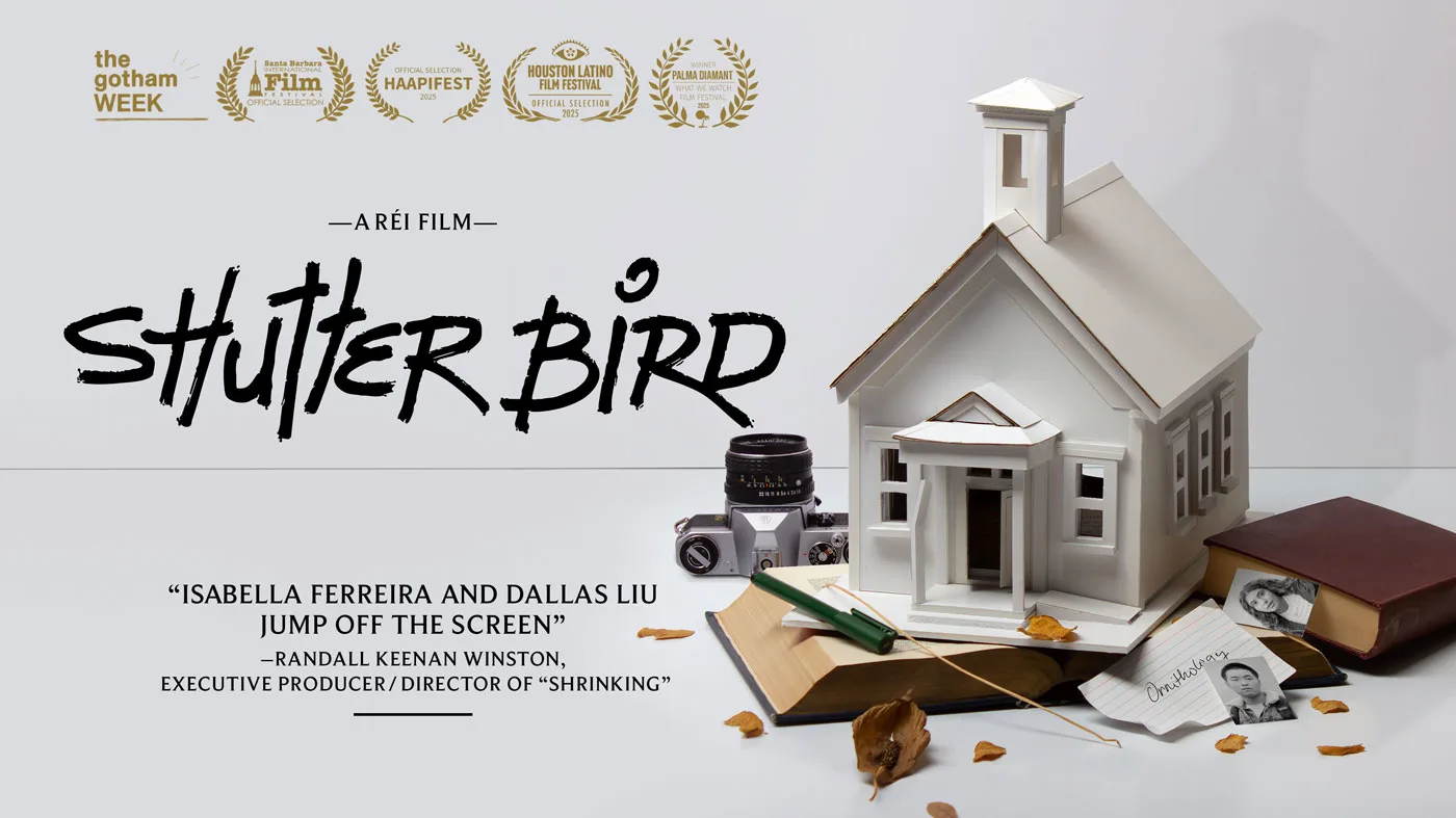 Shutter Bird award and festival banner