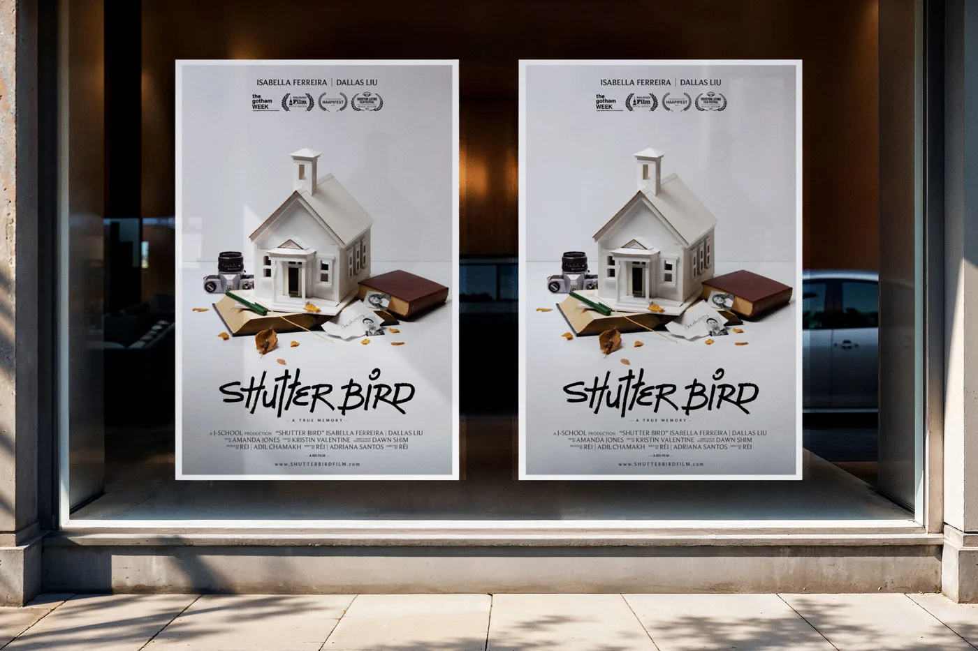 Shutter Bird movie poster designed by Neon Alfred