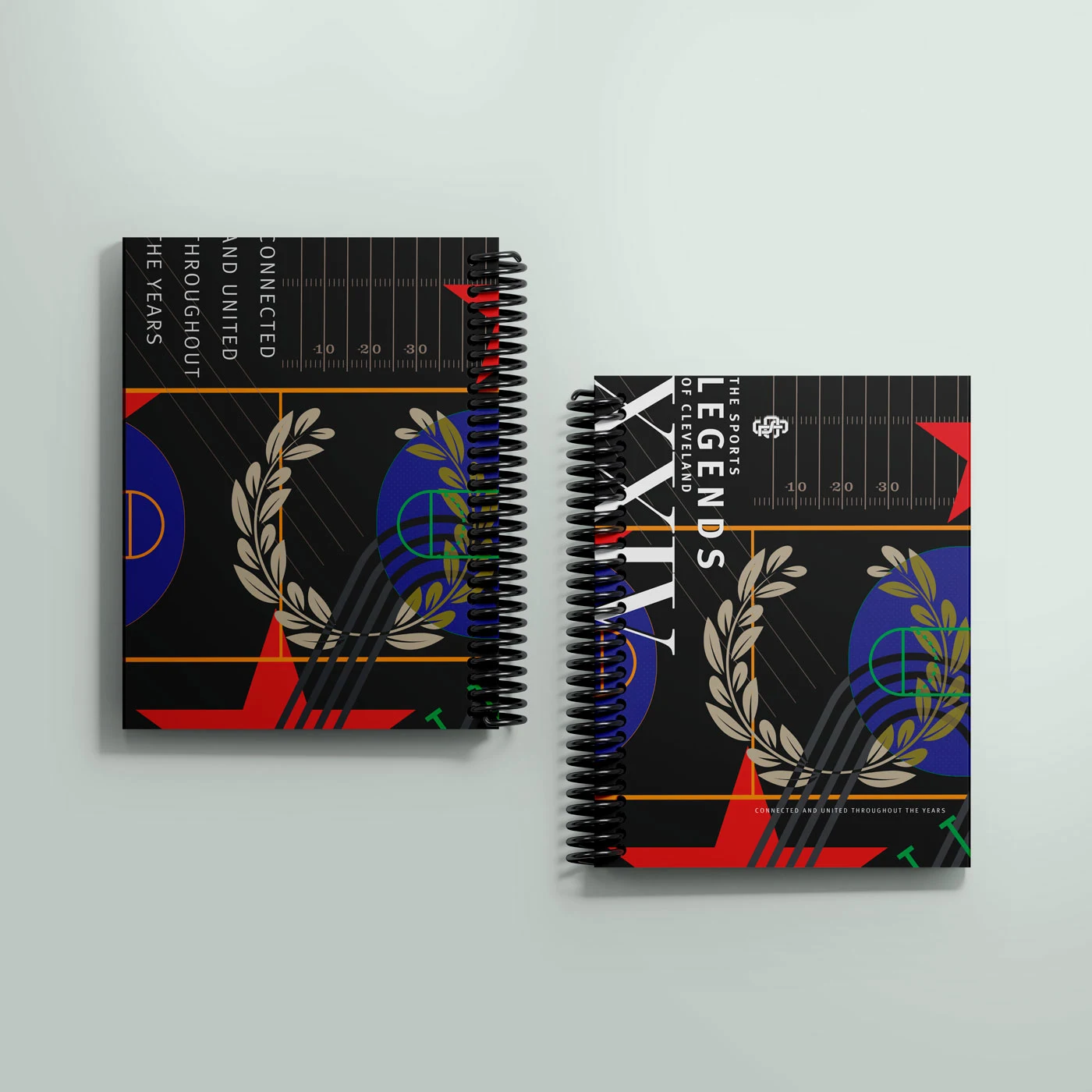 Sports Legends of Cleveland branded notepad