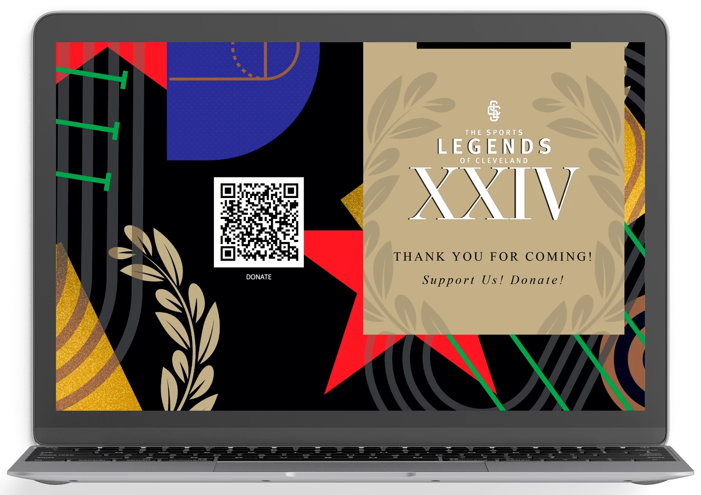 Sports Legends of Cleveland digital campaign design