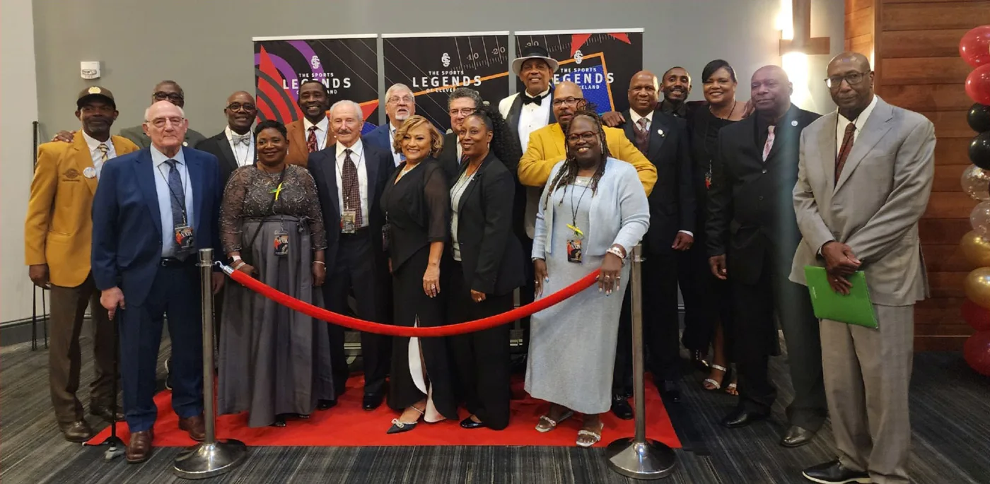 Sports Legends of Cleveland gala group event branding