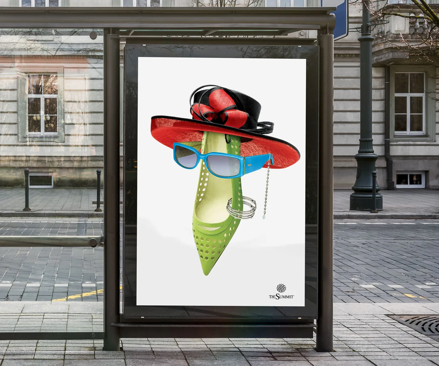 The Summit Shopping Center Derby bus shelter advertising campaign