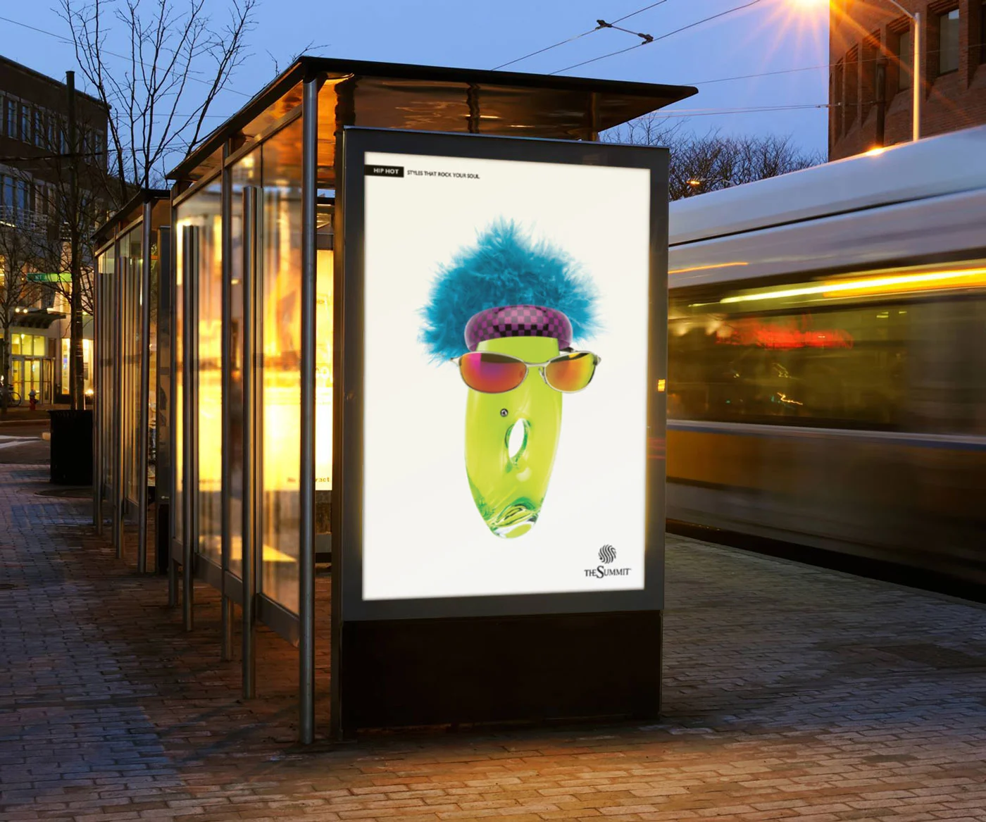 The Summit Shopping Center lime advertising campaign
