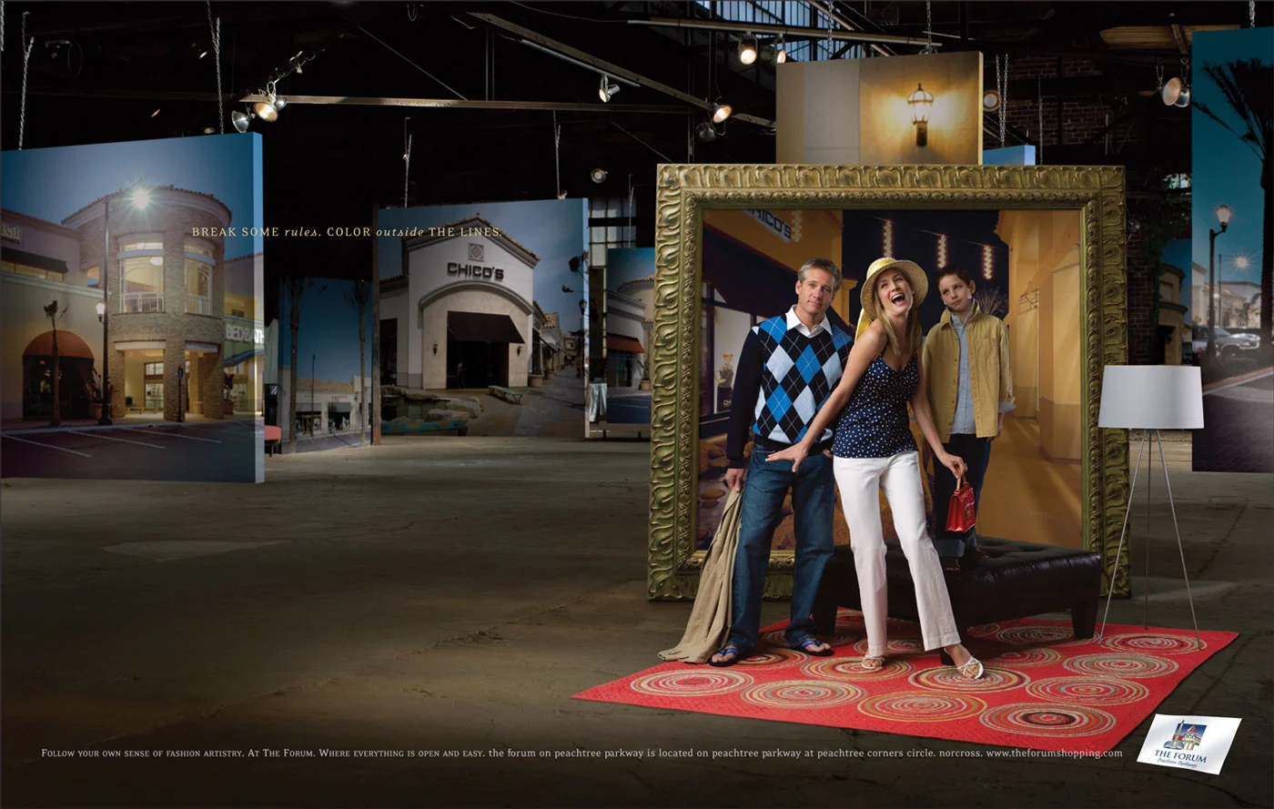 The Forum shopping center advertising campaign
